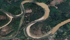 Kondisi aliran sungai di kawasan Ulu Rawas, Muratara, Sumatera Selatan, yang disorot dalam isu aktivitas tambang emas ilegal (PETI) dan ancaman kerusakan lingkungan.