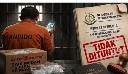 Pengendali Sabu Medan-Makassar Tak Dituntut, Nama Andido Tak Masuk Berkas JPU