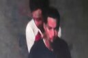 Tangkapan layar rekaman CCTV yang memperlihatkan sosok yang diduga sebagai salah satu pelaku pengeroyokan selebgram NA di Jalan Jenderal Sudirman, Makassar.