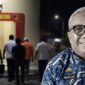 Kadis Perkimtan Gowa, Abdullah Sirajuddin, saat berada di Mapolres Gowa pasca ditetapkan sebagai tersangka kasus dugaan korupsi penerbitan PBG