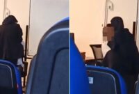 Tangkapan layar video yang diduga memperlihatkan dua mahasiswa Universitas Airlangga (Unair) terlibat tindakan asusila (foto kolase).