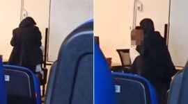 Tangkapan layar video yang diduga memperlihatkan dua mahasiswa Universitas Airlangga (Unair) terlibat tindakan asusila (foto kolase).
