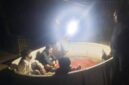 Aparat kepolisian saat menggerebek arena judi sabung ayam di Lingkungan Ammarang, Kelurahan Borong, Kecamatan Tanralili, Maros, Minggu (12/7/2026). Lima orang diamankan, termasuk seorang oknum Satpol PP. (Foto : Ist)