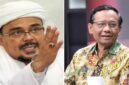 Habib Rizieq Shihab dan Mahfud MD (Foto kolase)