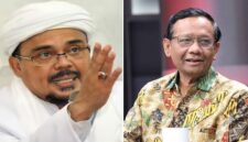 Habib Rizieq Shihab dan Mahfud MD (Foto kolase)