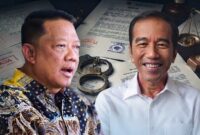 Eks Jaksa Agung Muda Bidang Tindak Pidana Khusus (Jampidsus) Febrie Adriansyah dan Jokowi (Visual dibuat dengan AI)