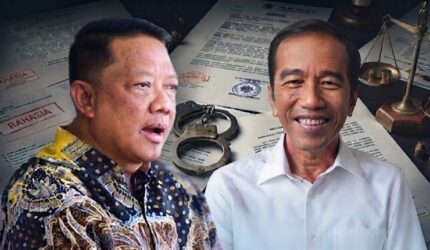Eks Jaksa Agung Muda Bidang Tindak Pidana Khusus (Jampidsus) Febrie Adriansyah dan Jokowi (Visual dibuat dengan AI)