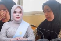 Ketua DPRD Bone, Andi Tenri Walinonong (depan) dan korban penganiayaan Yuli Novitasari. (Foto kolase)