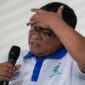 Tangkapan layar video Menteri Lingkungan Hidup (LH) Jumhur Hidayat yang tampak menangis saat membela program MBG. 