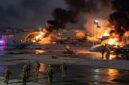 Markas jet tempur F-18 AS di Pangkalan Udara Azraq terbakar hebat setelah menjadi sasaran gempuran drone Iran (Visual AI)