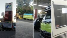 Foto dokumentasi menunjukkan suasana antrean truk di SPBU KM 3 Lapadde, Parepare, dan tampilan dispenser saat pengisian solar subsidi. Fenomena antrean yang berlangsung beberapa hari terakhir menjadi perhatian karena muncul dugaan praktik pelangsiran BBM bersubsidi. 