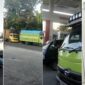Foto dokumentasi menunjukkan suasana antrean truk di SPBU KM 3 Lapadde, Parepare, dan tampilan dispenser saat pengisian solar subsidi. Fenomena antrean yang berlangsung beberapa hari terakhir menjadi perhatian karena muncul dugaan praktik pelangsiran BBM bersubsidi. 
