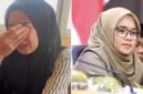 Staf sekretariat DPRD, Yuli Novita Sari (Kiri) dan Ketua DPRD Bone, Andi Tenri Walinonong (Kanan). (Foto kolase)