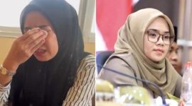 Staf sekretariat DPRD, Yuli Novita Sari (Kiri) dan Ketua DPRD Bone, Andi Tenri Walinonong (Kanan). (Foto kolase)