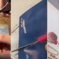 Aksi pengguntingan kartu ATM Bank Mandiri sebagai bentuk boikot dari nasabah (Foto kolase)