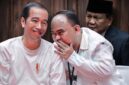 Ilustrasi manuver Budi Arie di depan Jokowi sinyal lengserkan Prabowo (Visual AI)