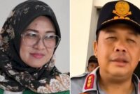 Bupati Gowa Sitti Husniah Talenrang dan Kadishub Gowa, Agus Salim Harahap (Foto kolase)
