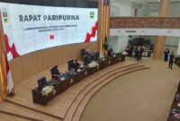 Rapat Paripurna DPRD Kabupaten Bandung Barat (KBB) membahas laporan Bapemperda terkait hasil pembahasan Propemperda Tahun 2026.