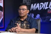 Tangkapan layar video Eks Wakil Ketua Umum Relawan Pro Jokowi (Projo), Budianto Tarigan di kanal YouTube Forum Keadilan Madilog.