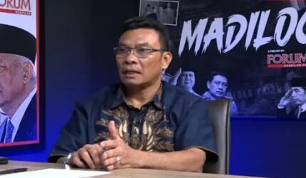 Tangkapan layar video Eks Wakil Ketua Umum Relawan Pro Jokowi (Projo), Budianto Tarigan di kanal YouTube Forum Keadilan Madilog.