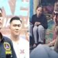 Tangkapan layar video Ketua Umum Ormas Gerakan Rakyat Indonesia Bersatu (GRIB) Jaya, Rosario de Marshall alias Hercules dan Habib Bahar bin Smith (Foto kolase)