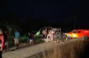 Petugas Polres Nabire melakukan olah TKP usai penemuan jasad gadis ABG yang ditemukan dalam kondisi terbakar di Jalan Waroki, Kabupaten Nabire, Papua Tengah. (Foto: Polres Nabire)