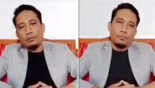 Tangkapan layar video permintaan maaf Muhammad Basri alias Ombas yang beredar di media sosial pada Senin (3/8/2026).