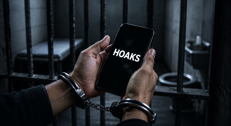 Ilustrasi pegiat sosial jadi tersangka kasus hoaks