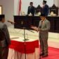 Andi Takdir Jufri saat dilantik sebagai Anggota DPRD Kabupaten Luwu Utara melalui mekanisme Pergantian Antar Waktu (PAW) untuk sisa masa jabatan 2024–2029.