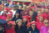 Apel Gelar Pasukan Kesultanan Gowa di Museum Balla Lompoa, Sungguminasa, Kabupaten Gowa, Sabtu (1/8/2026). Kegiatan ini menjadi bagian dari konsolidasi menjelang aksi penyampaian tuntutan pencabutan Perda Nomor 5 Tahun 2016 tentang Lembaga Adat Daerah kepada DPRD Gowa pada 5–6 Agustus 2026. (Foto: Ist)