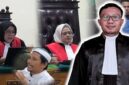Advokat Wawan Nur Rewa, S.H., M.H. bersama Majelis Hakim Pengadilan Negeri Sungguminasa dalam sidang perkara Ilyas Sitaba yang berujung vonis bebas dalam perkara Nomor 132/Pid.B/2026/PN Sgm. (Foto kolase).