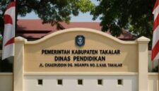 Kantor Dinas Pendidikan (Disdik) Kabupaten Takalar, Sulawesi Selatan.