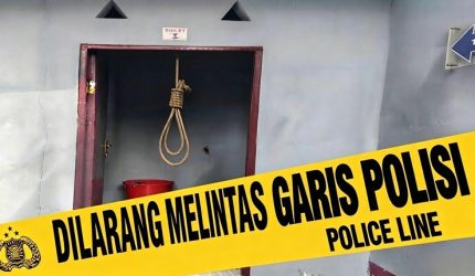 Ilustrasi Napi Lapas Takalar Ditemukan Tewas Tergantung di Dalam Toilet (Visual AI)