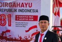Anggota DPRD Lutra Dapil 3 dari Fraksi PAN, Heriansa Efendi, menyampaikan ucapan Dirgahayu Republik Indonesia ke-81 dalam momentum HUT Kemerdekaan RI, 17 Agustus 2026.