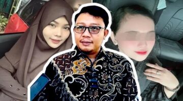 Foto kolase -  Owner RA Skincare (kiri) Kuasa Hukum Owner RA Skincare, Wawan Nur Rewa (tengah), dan Owner Skincare AHA (kanan)