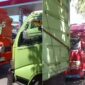 Foto kolase: Sejumlah truk terlihat mengantre di SPBU Jalan Alauddin Makassar, Selasa (14/9/2026).