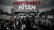 Ilustrasi September Hitam (Visual AI)
