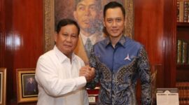 Prabowo Subianto bersama Ketua Umum Partai Demokrat Agus Harimurti Yudhoyono (AHY) (Foto : Ist)