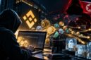 Ilustrasi serangan siber yang menyebabkan Binance kena hack hingga memicu pencurian aset kripto senilai Rp114 triliun. (Visual AI)