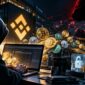 Ilustrasi serangan siber yang menyebabkan Binance kena hack hingga memicu pencurian aset kripto senilai Rp114 triliun. (Visual AI)