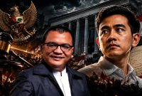 Denny Indrayana dan Gibran (Foto Kolase/Visual AI)