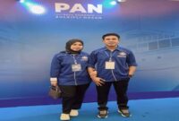 Anggota DPRD Kabupaten Luwu Utara dari Fraksi Partai Amanat Nasional (PAN), Heriansa Effendi dan istri tercinta