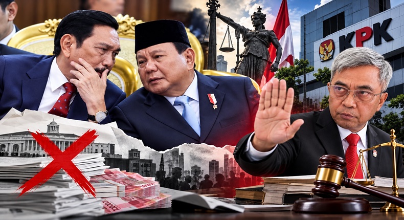 KPK Tolak “Bisikan” Luhut ke Prabowo Soal Penghapusan Kerugian Negara