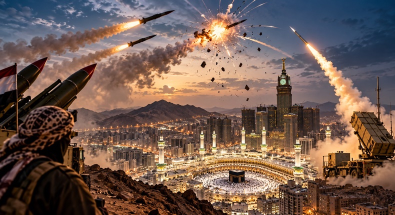 Houthi Makin Brutal, Serpihan Rudal Hantam Kawasan 20 Km dari Makkah