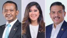 Tiga menteri kabinet yang disorot dan dinilai layak diberi rapor merah oleh Partai Gerindra terkait kinerja serta implementasi kebijakan publik. Menteri ESDM Bahlil Lahadalia (kiri), Menteri Komdigi Meutya Hafid (tengah) dan Menteri UMKM Maman Abdurrahman (kanan). (Foto kolase)