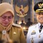 Sitti Husniah Talenrang dan Darmawangsyah Muin menyusul terbitnya SK Kemendagri terkait pemberhentian Bupati Gowa dan penunjukan Darmawangsyah Muin sebagai Plt Bupati Gowa (Visual AI)