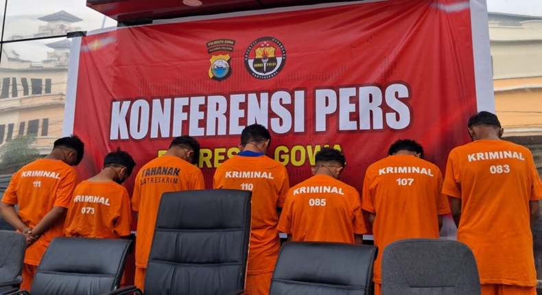 Polisi Sikat Tujuh Anggota Geng Motor yang Kerap Meneror Warga di Gowa