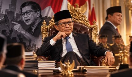 Kritikus Akal Sehat Rocky Gerung Dilantik Prabowo, Netizen : Si Paling “Dungu” Takluk