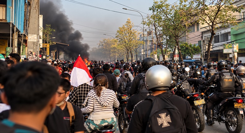Tawuran Pecah di Makassar, Konvoi Motor Diserang Pakai Busur dan Batu