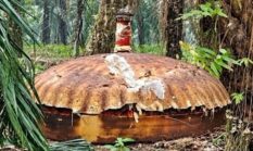 Langit Kotim “Muntah” Benda Asing? Cangkang Logam Raksasa Bikin Heboh